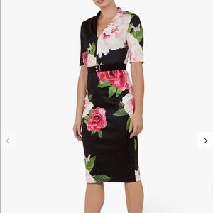 TED BAKER GIALLNO DRESS FLORAL 🌸🌺💐
